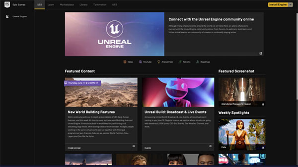 Unreal Engine下载
