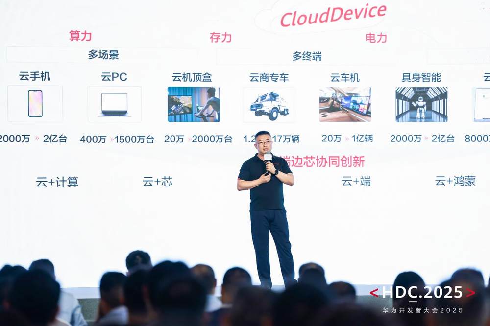 华为云CloudDevice亮相HDC 2025：以新一代云终端驱动行业智能应用创新(图1)