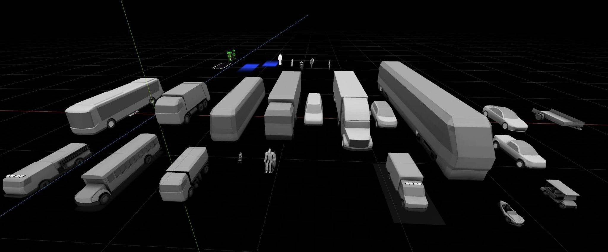 特斯拉 Autopilot 可视化系统升级新增多种车辆渲染模型(图1)