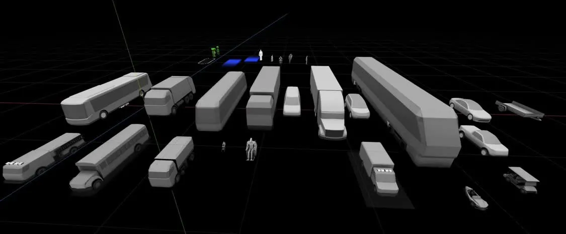 特斯拉Autopilot可视化系统升级新增多种车辆渲染模型(图1)
