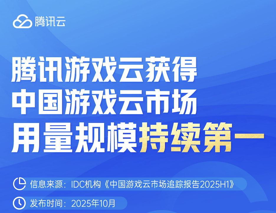 2025国内游戏云市场腾讯游戏云用量规模持续第一！(图1)