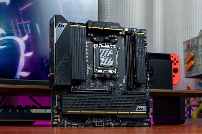 双内存槽设计专为超频而生微星B850MPOWER超频主板使用体验(图2)