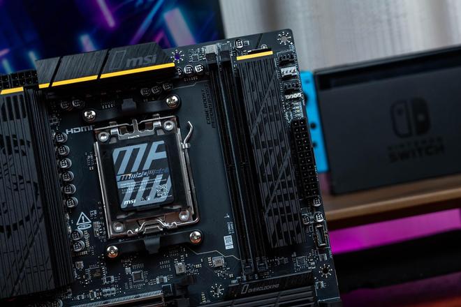 双内存槽设计专为超频而生微星B850MPOWER超频主板使用体验(图3)